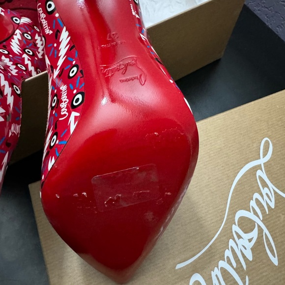 Red Christian Louboutin heels - Picture 8 of 13